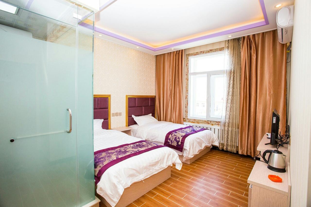 哈尔滨机场东方红运宾馆 Otel Dış mekan fotoğraf